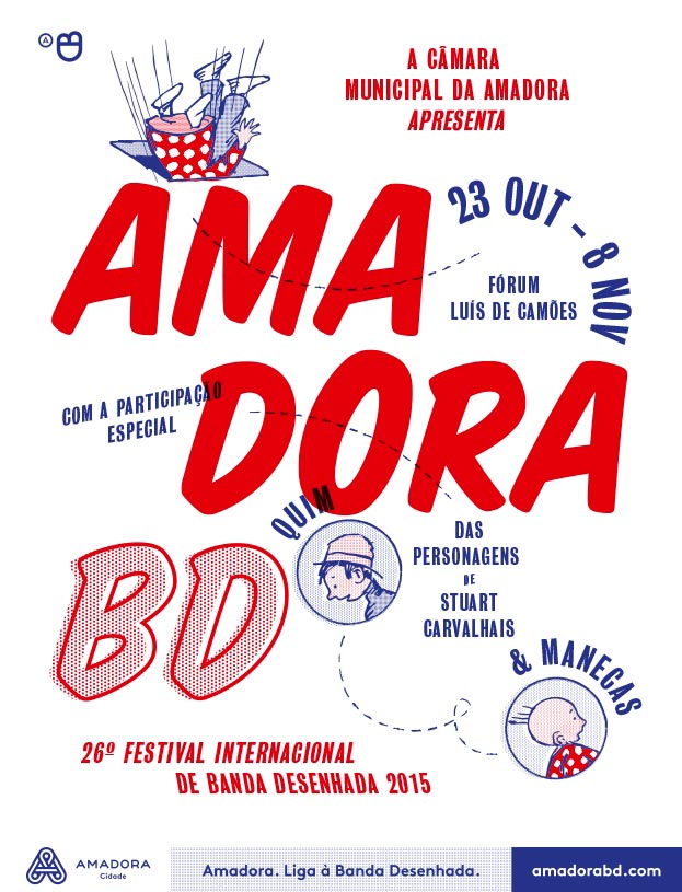 O cartaz do AmadoraBD 2015