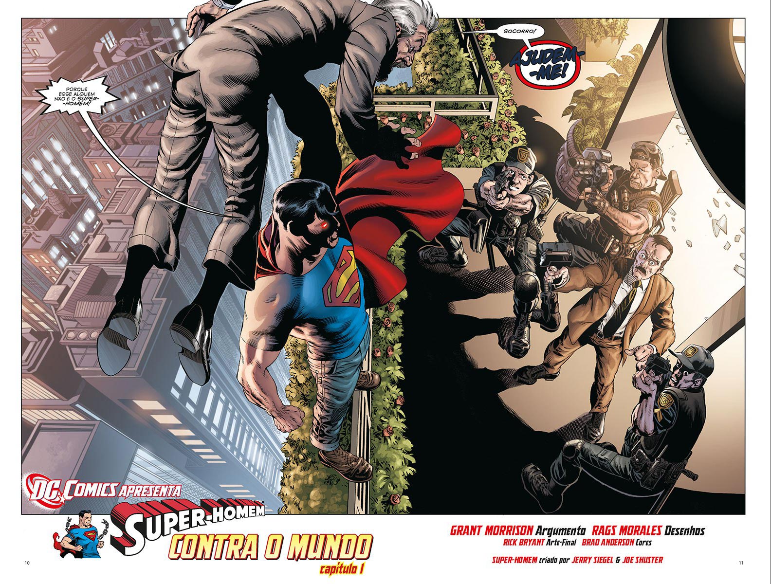 Novos 52, colecção Super-heróis DC da Levoir e Público Super-Homem contra o Mundo, por Grant Morrison e Rags Morales